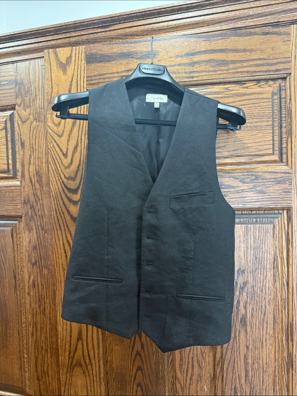 le chateau Black Men's Dress Vest